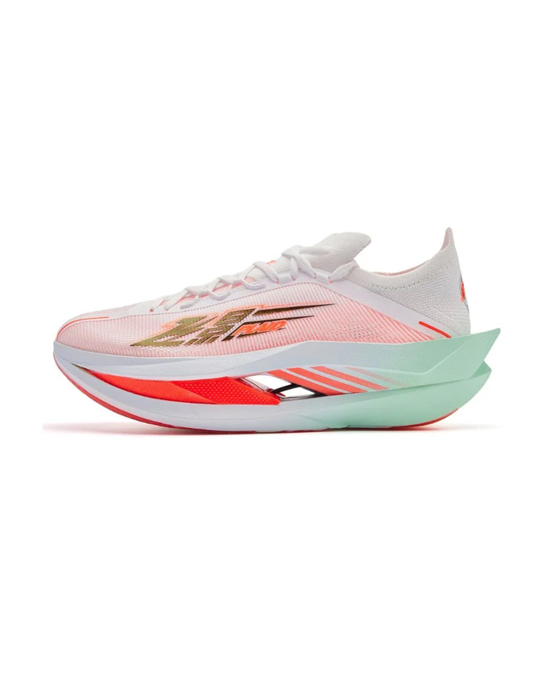 Qiaodan Women's FeiYing Plaid 3.0 - Pure White/Vibrant Orange [Pre-Order]