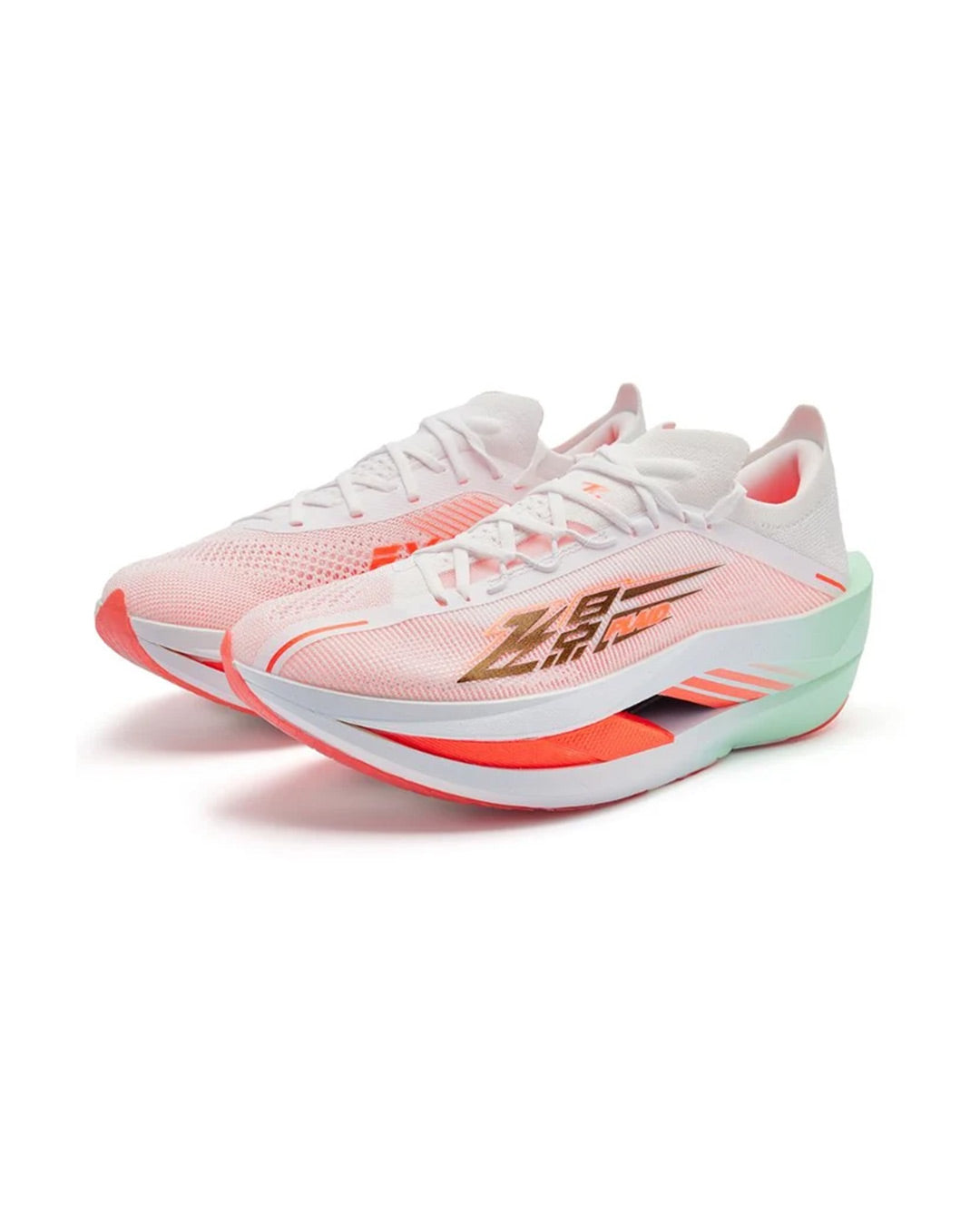 Qiaodan Women's FeiYing Plaid 3.0 - Pure White/Vibrant Orange [Pre-Order]