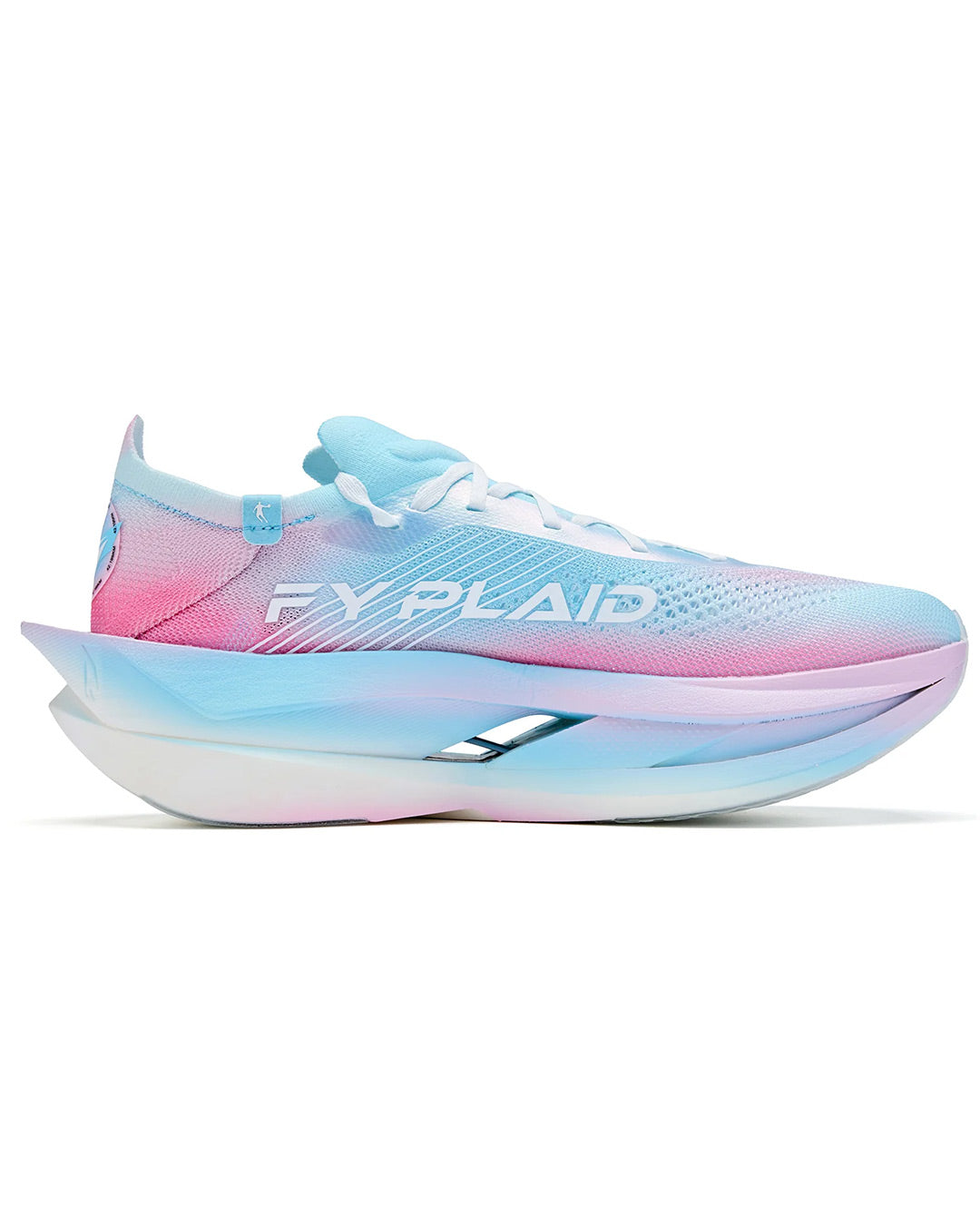 Qiaodan Men's FeiYing Plaid 3.0 - Swirling Cloudy Blue/Electro Pink