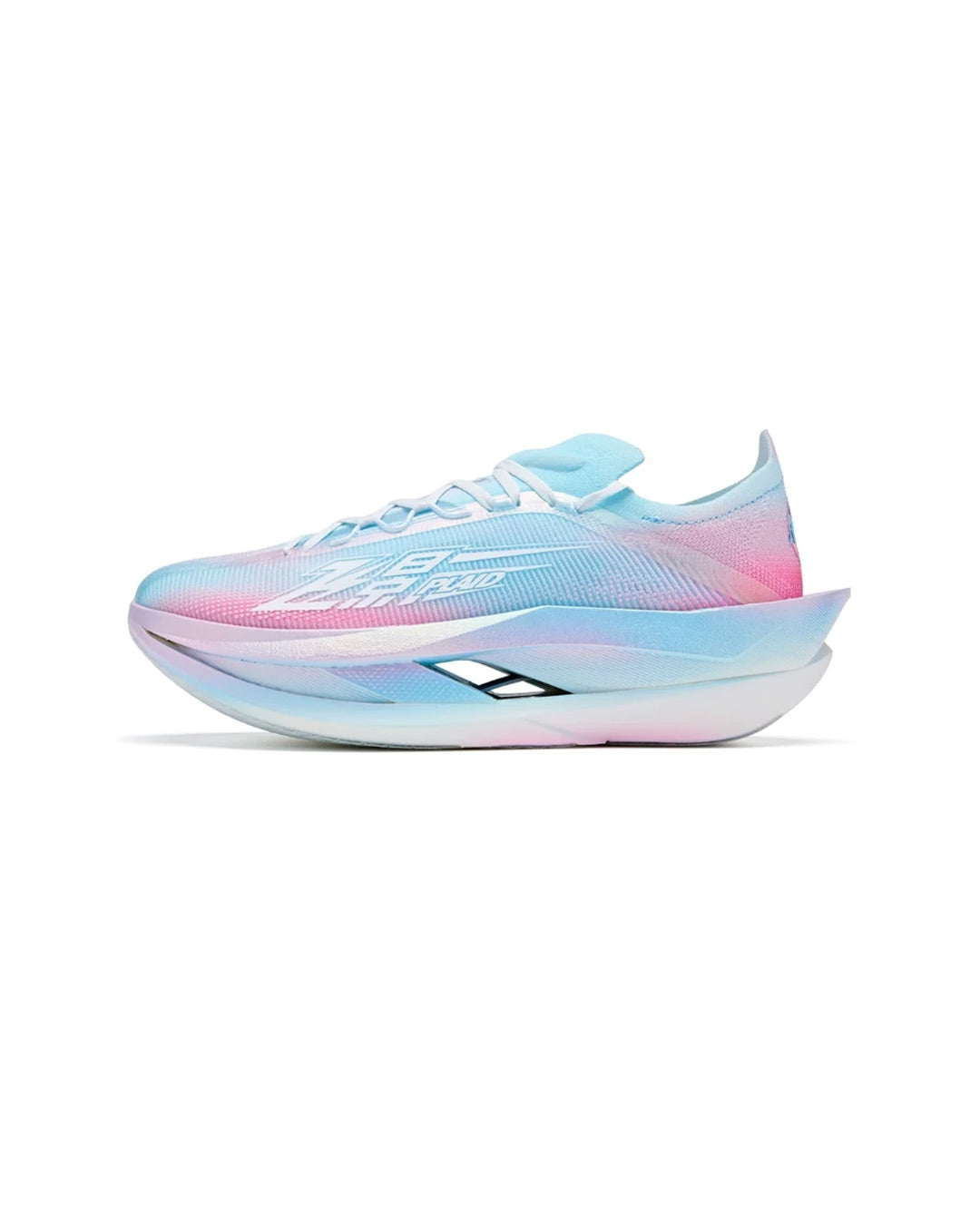 Qiaodan Men's FeiYing Plaid 3.0 - Swirling Cloudy Blue/Electro Pink