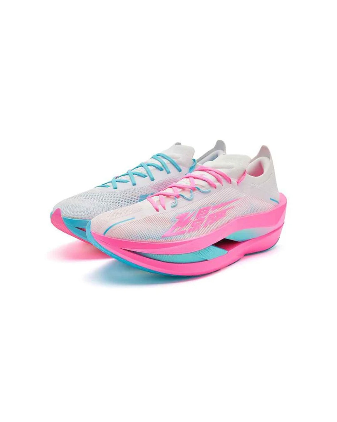 Qiaodan Men's FeiYing Plaid 3.0 - Pure White/Aurora Pink/Angel Blue [Pre-Order]