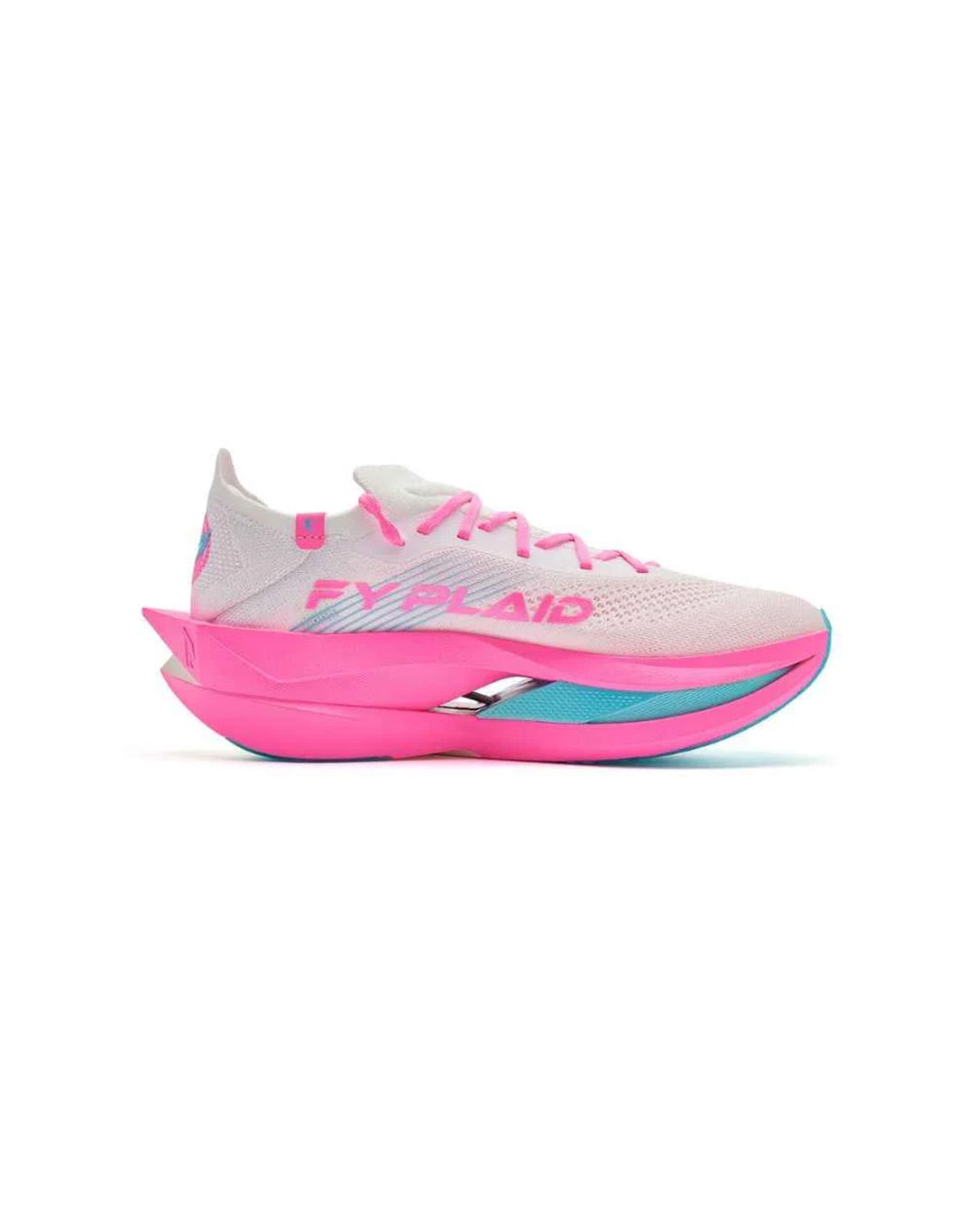 Qiaodan Men's FeiYing Plaid 3.0 - Pure White/Aurora Pink/Angel Blue [Pre-Order]