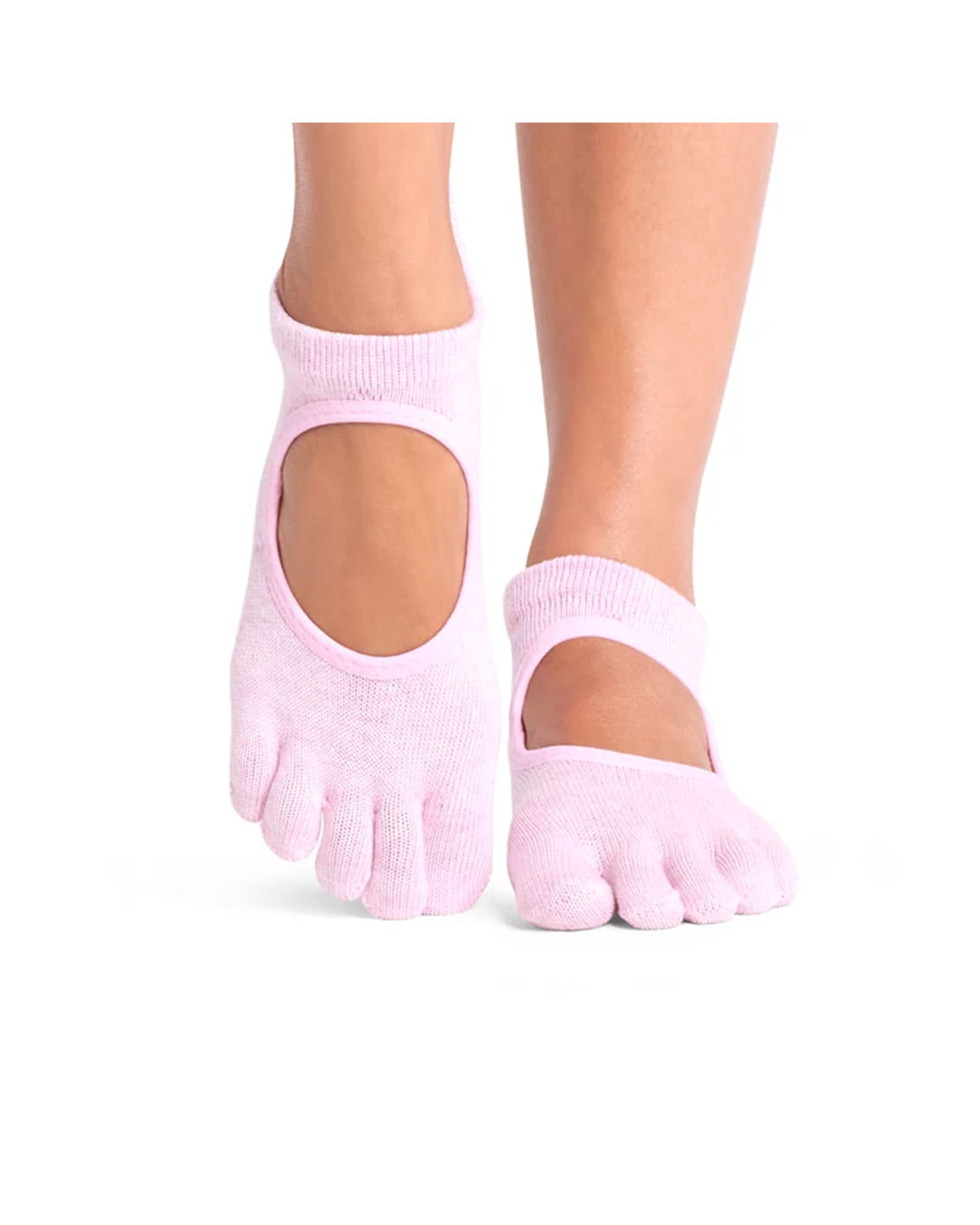 TOESOX Grip Full Toe Bellarina - Rosy Melange
