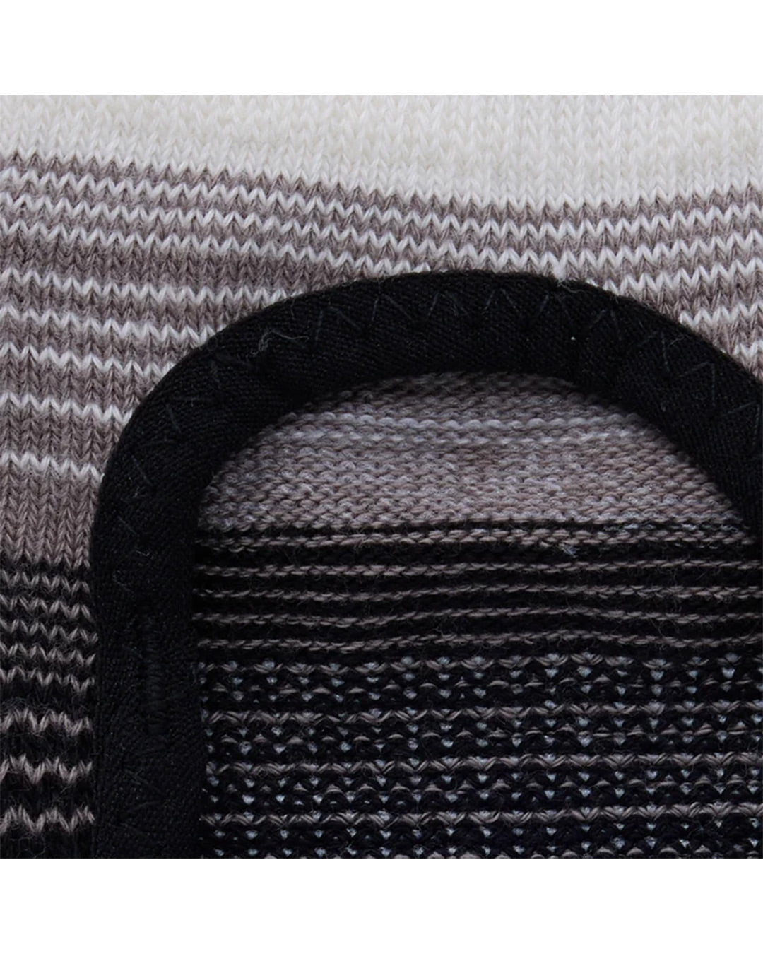 TOESOX Grip Half Toe Bellarina - Coconut Stripe