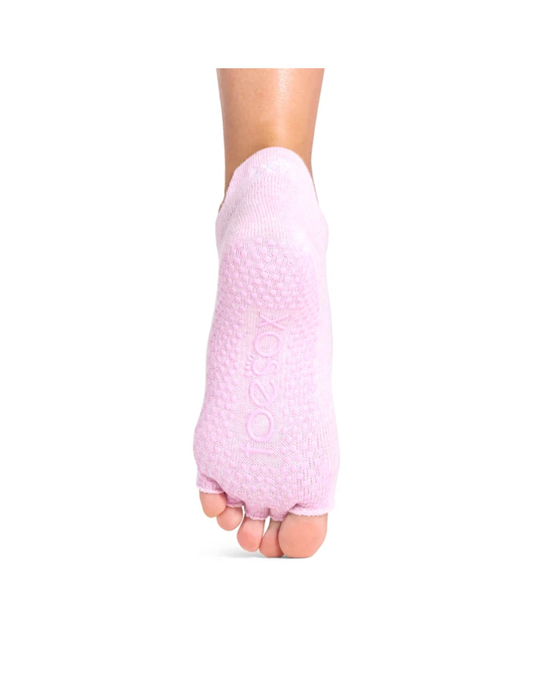 TOESOX Grip Half Toe Bellarina - Rosy Melange