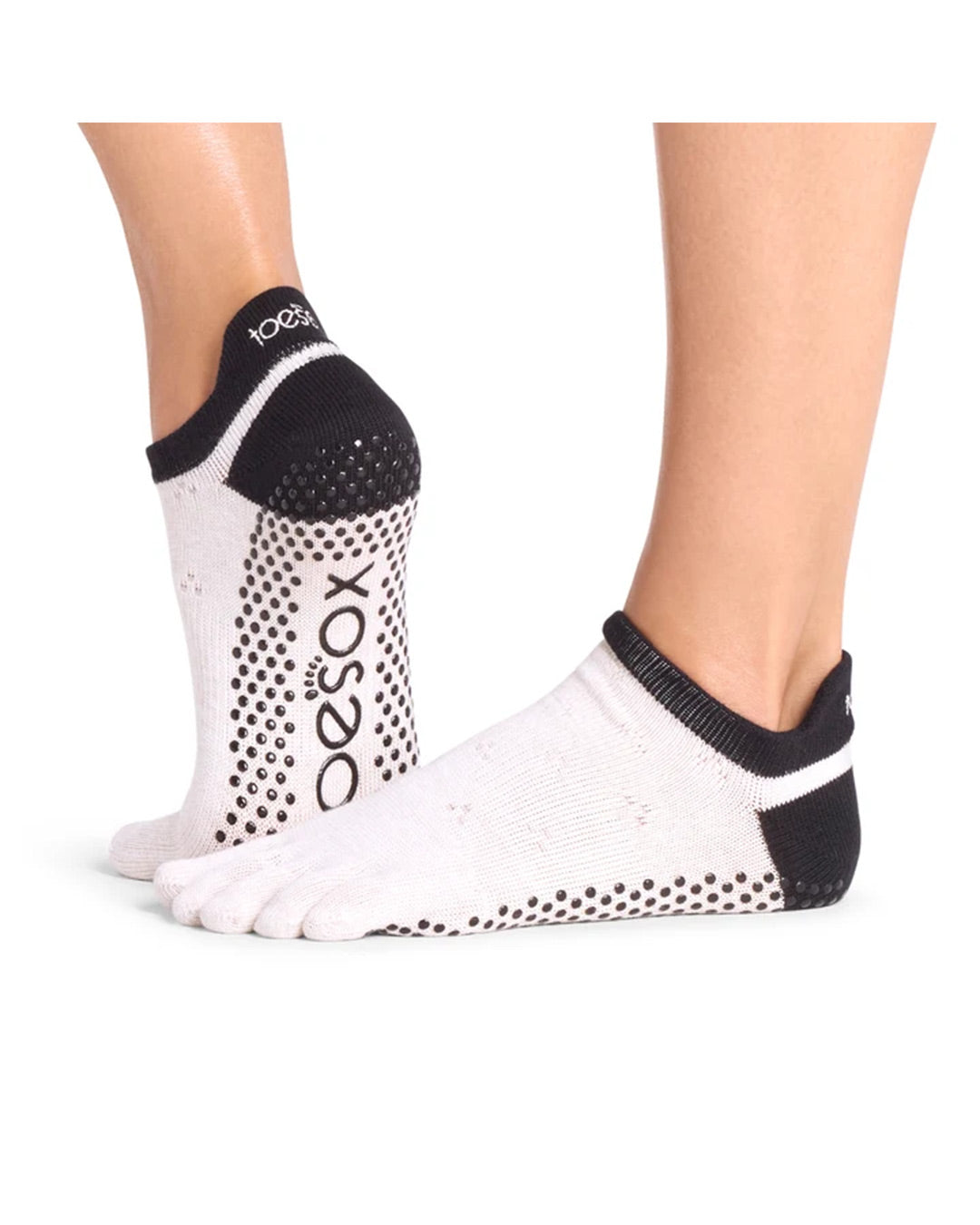TOESOX Grip Full Toe Low Rise - Sandy