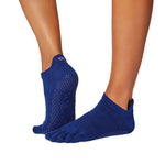 TOESOX Grip Full Toe Low Rise - Deep Navy