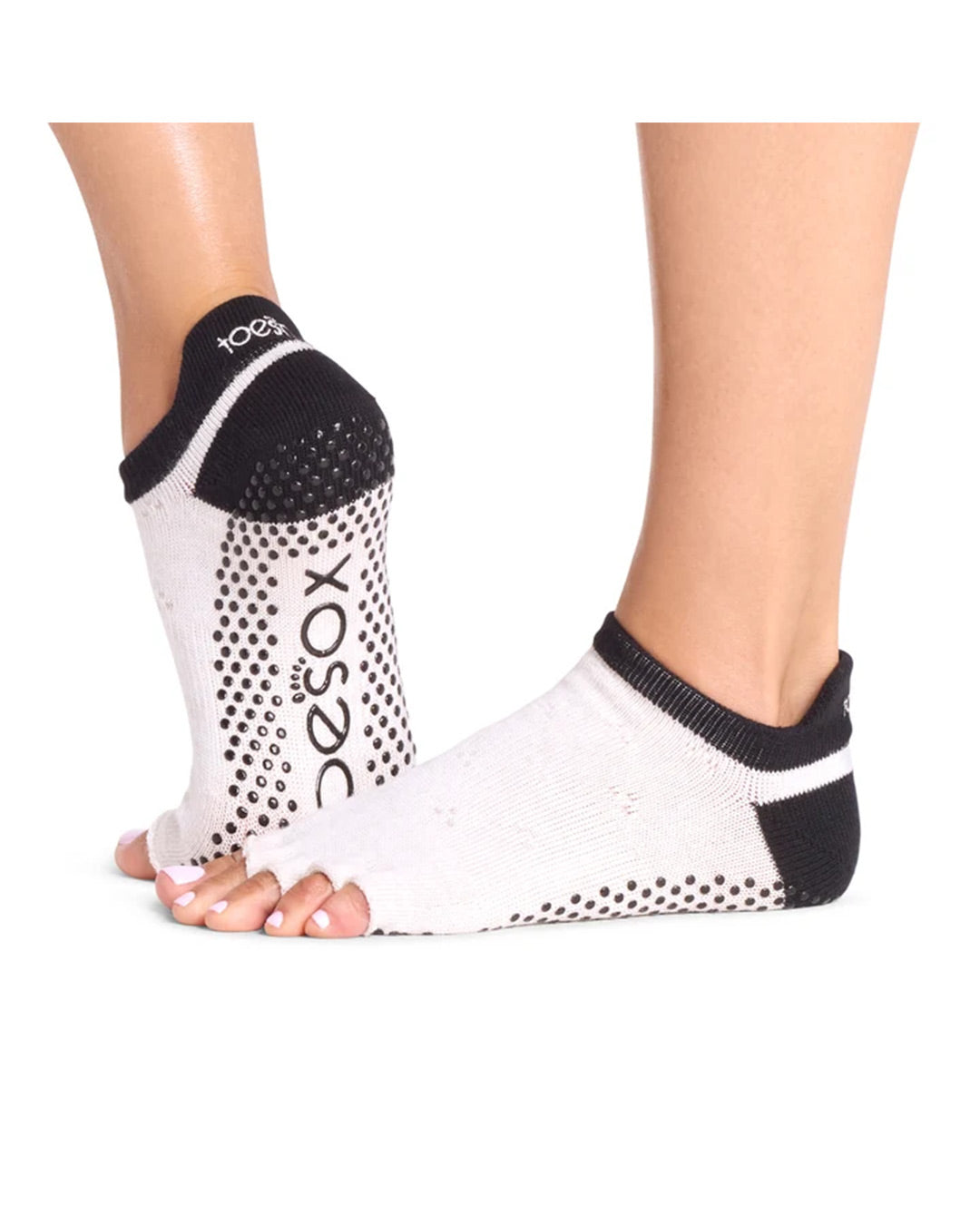 TOESOX Grip Half Toe Low Rise - Sandy