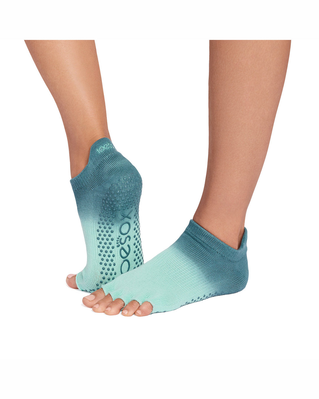 TOESOX Grip Half Toe Low Rise - Tidal
