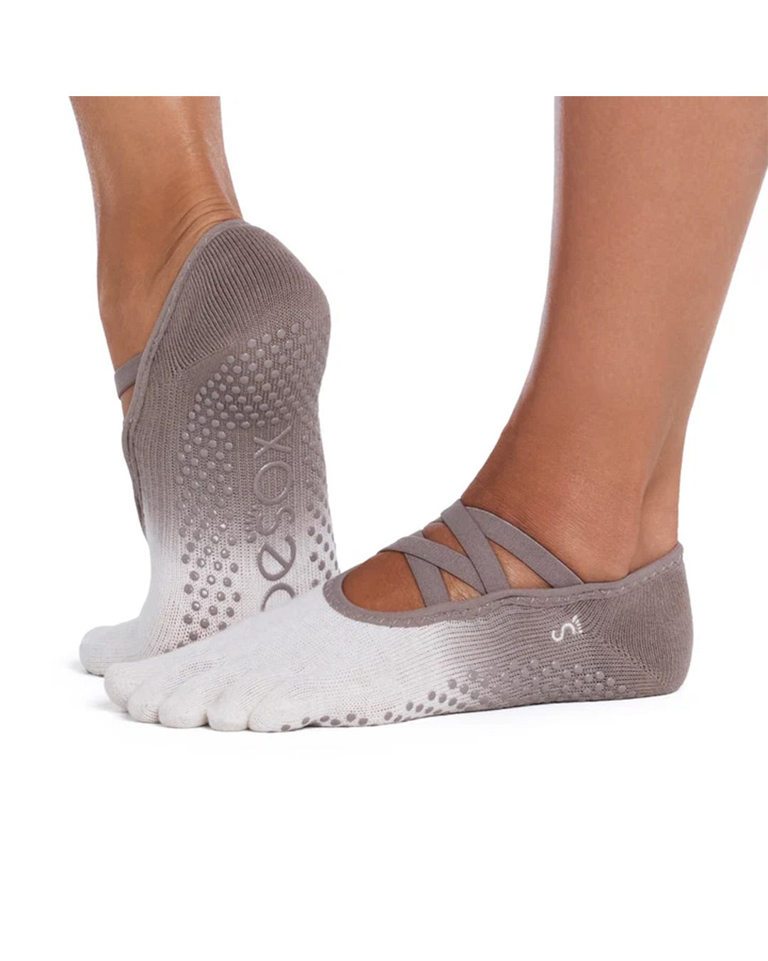 TOESOX Grip Full Toe Elle - Pebble Ombre