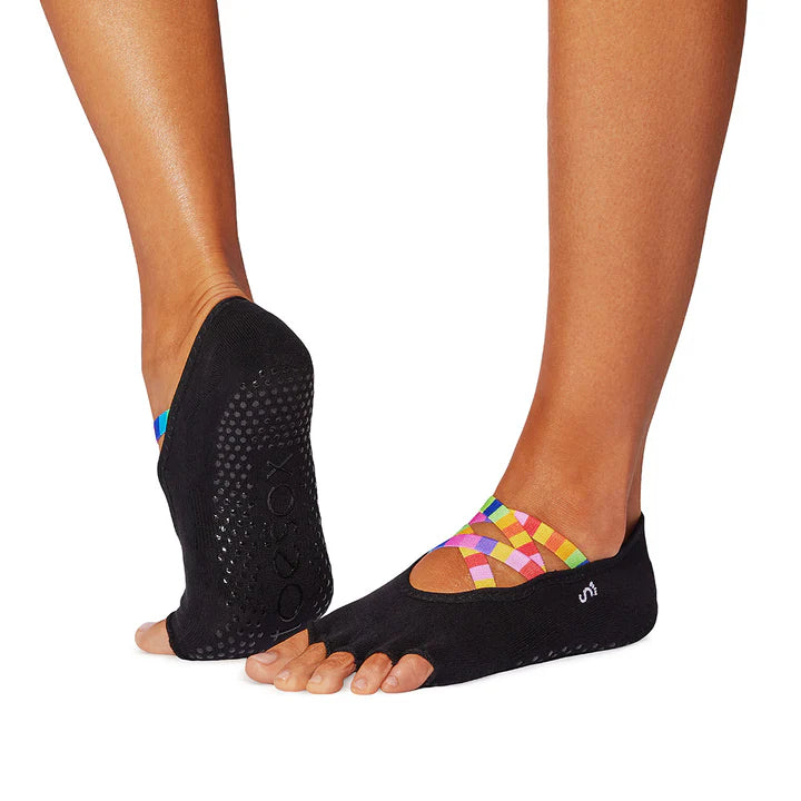 TOESOX Grip Half Toe Elle - Flash