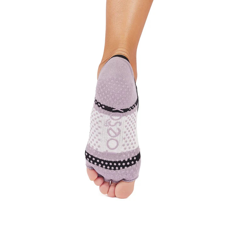 TOESOX Half Toe Elle - Lavender Mist Stripe