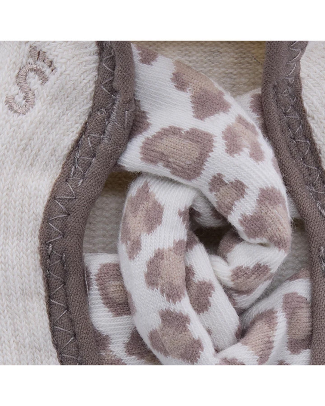 TOESOX Grip Full Toe Ivy - Leopard Sand
