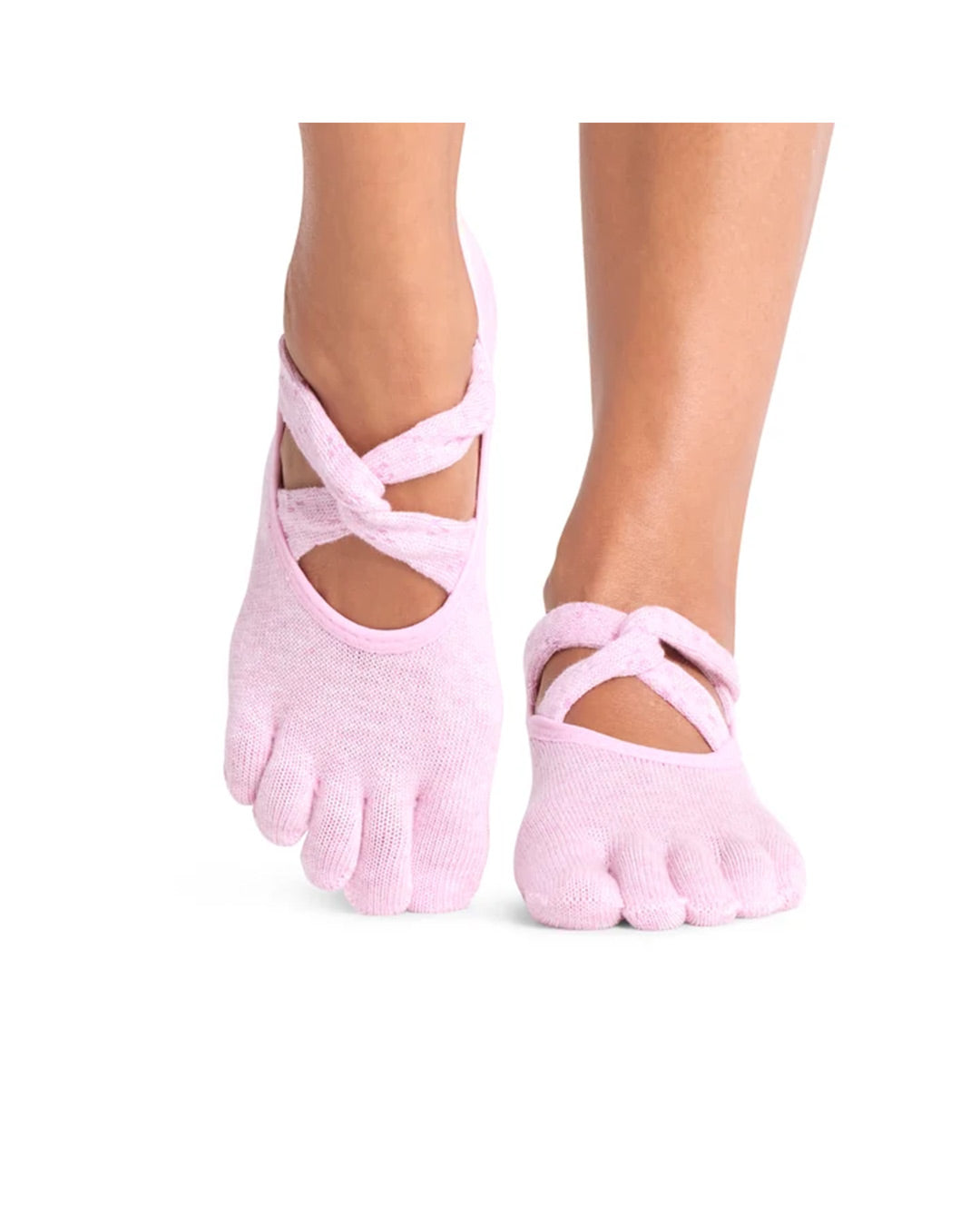 TOESOX Grip Full Toe Ivy - Rosy Melange