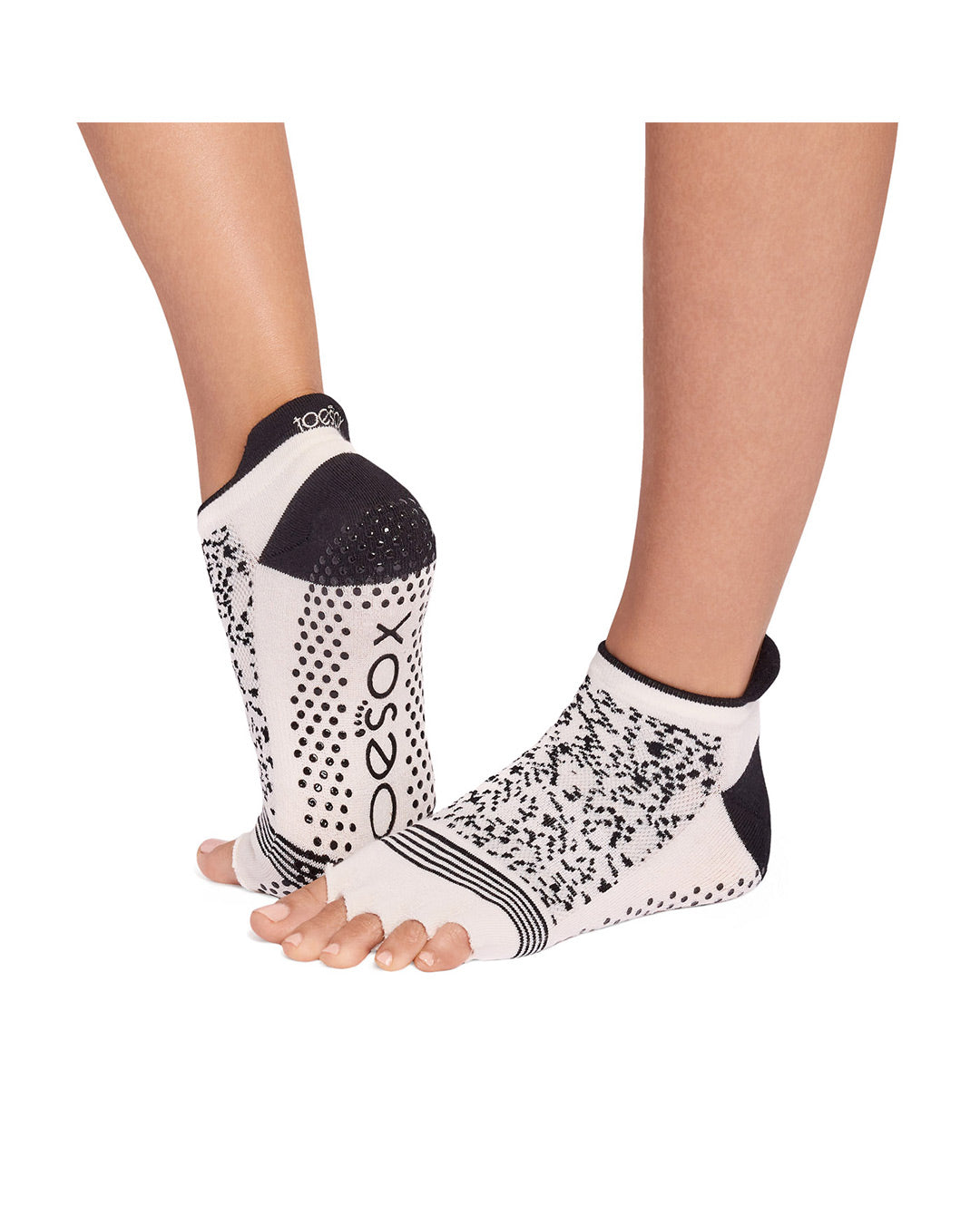 TOESOX Grip Half Toe Low Rise Tec - Bone