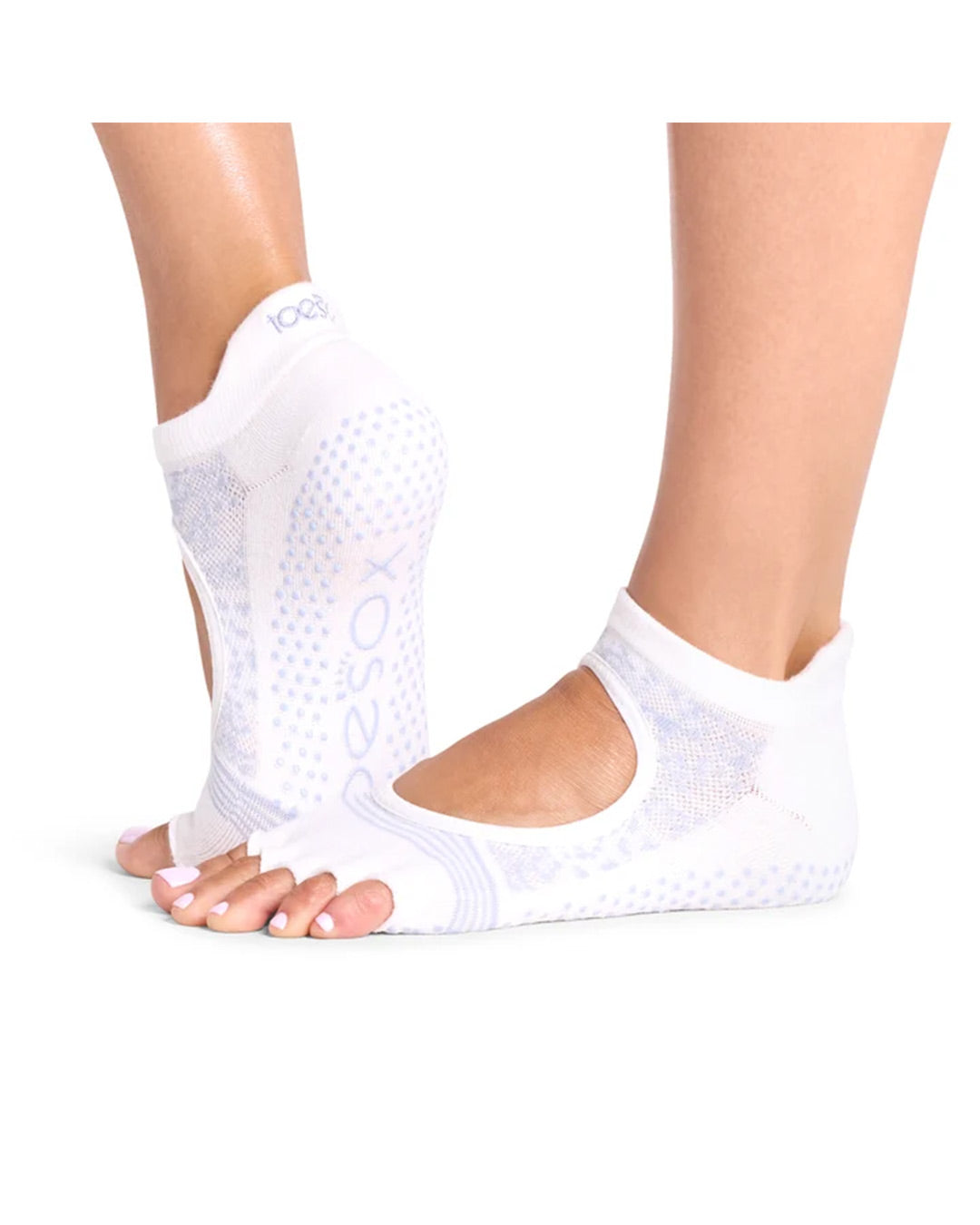 TOESOX Grip Half Toe Bellarina Tec - Coconut Sky Spell