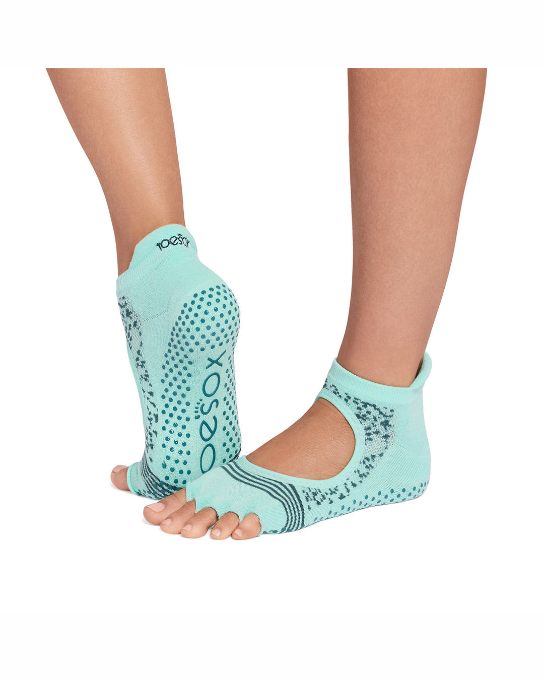 TOESOX Grip Half Toe Bellarina Tec - Aquamarine