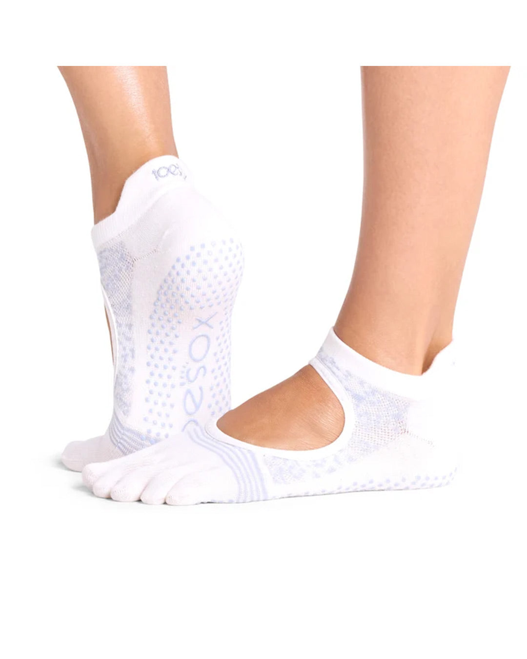 TOESOX Grip Full Toe Bellarina Tec - Coconut Sky Spell