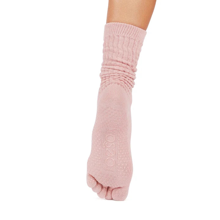 TOESOX Full Toe Slouch - Petal