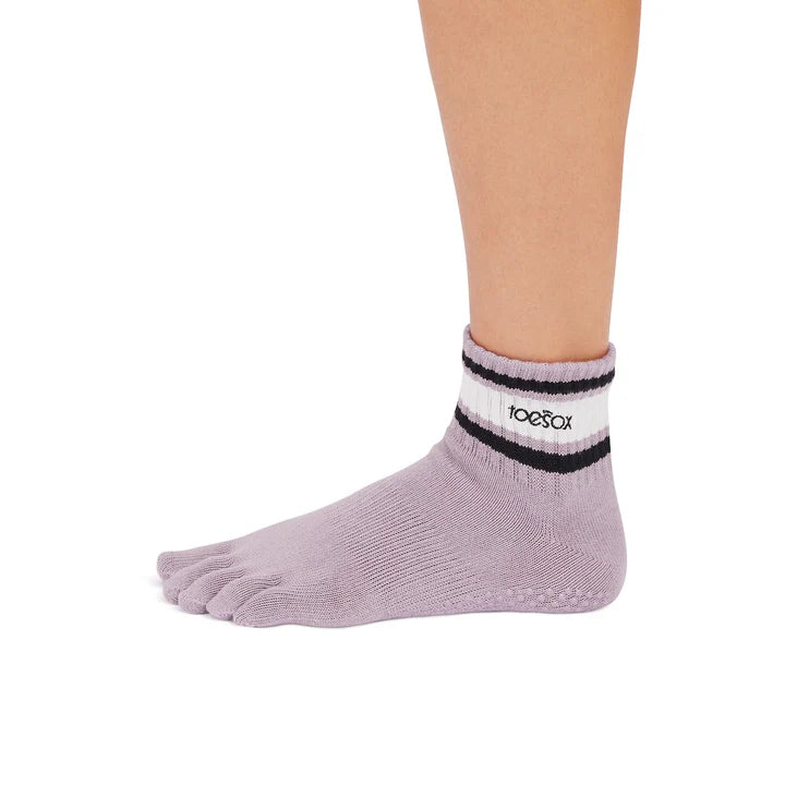 TOESOX Full Toe Melody - Lavender Mist Stripe