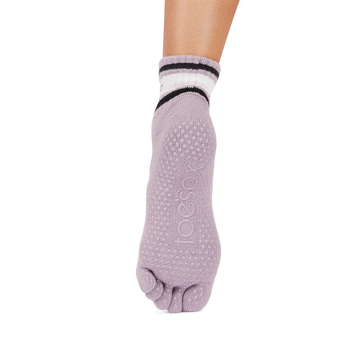 TOESOX Full Toe Melody - Lavender Mist Stripe
