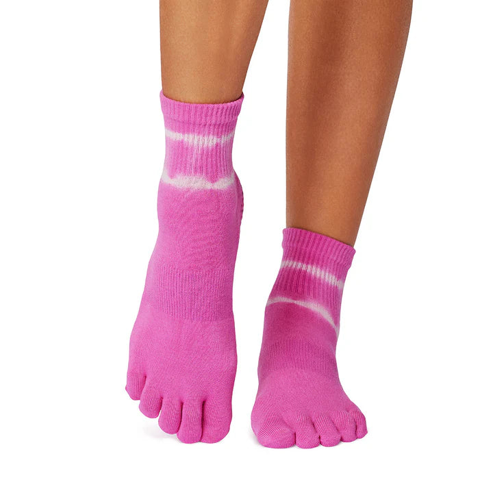 TOESOX Grip Full Toe Melody - Paradise Tie Dye Stripe