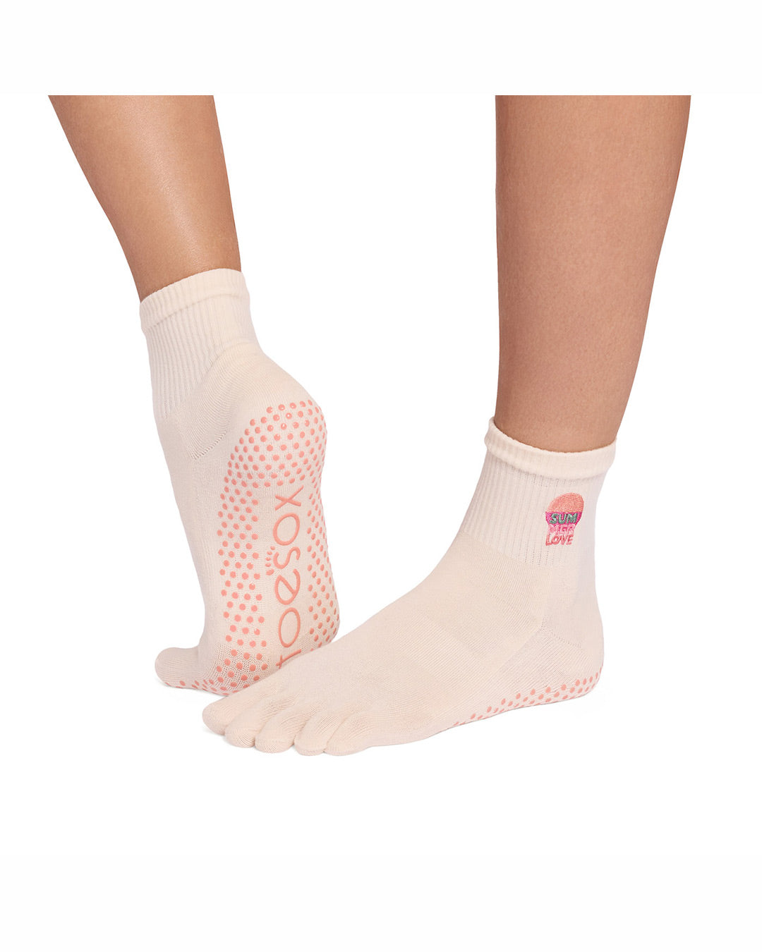 TOESOX Ultra Fine Knit Melody Full Toe - Summer Love