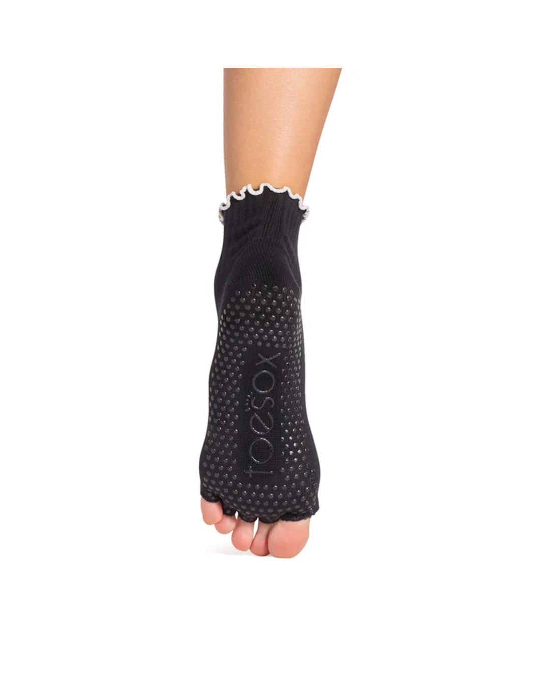 TOESOX Half Toe Melody Ruffle - Ebony