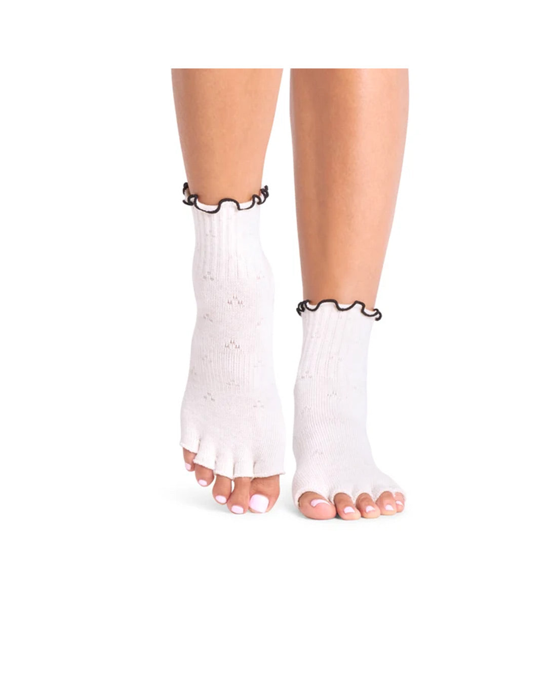 TOESOX Half Toe Melody Ruffle - Sandy