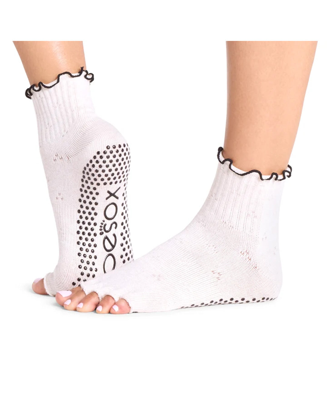 TOESOX Half Toe Melody Ruffle - Sandy