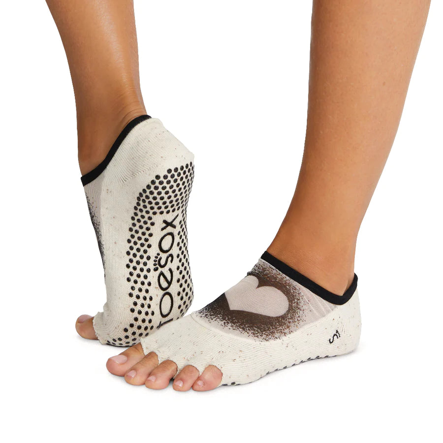 TOESOX Grip Half Toe Elle - Coconuts For You – Key Power Sports Singapore