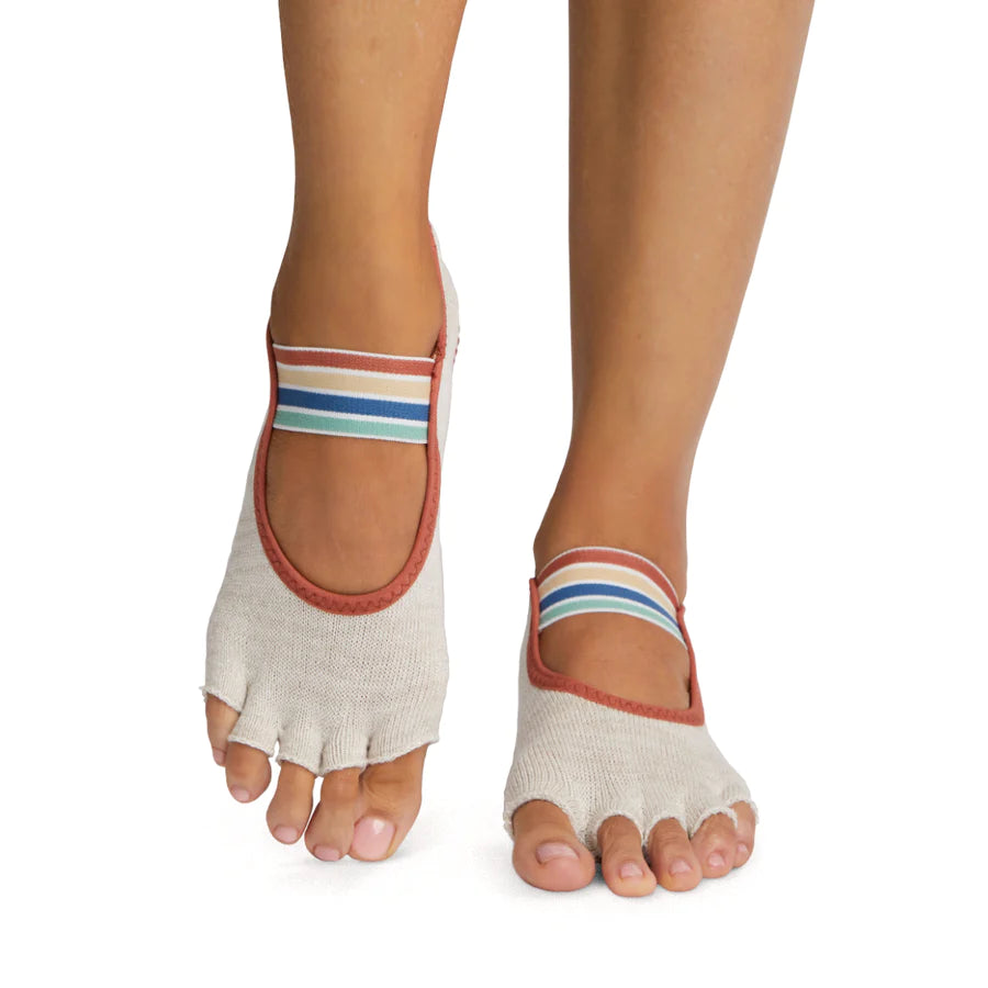Toesox Mia Grip Half Toe Socks at