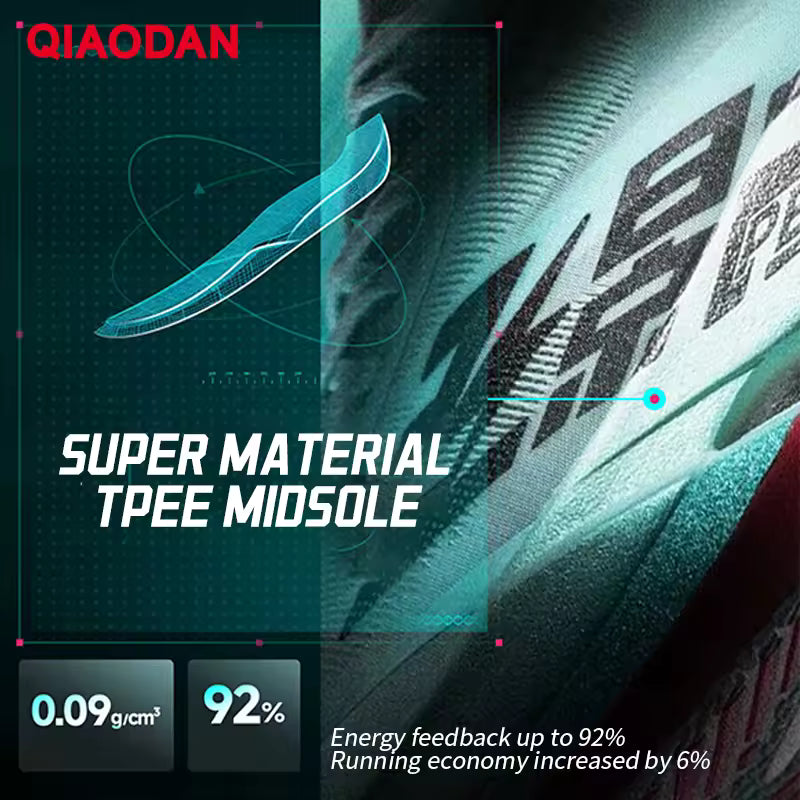 Qiaodan Men's FeiYing PB 6.0 - Glacier Lake Blue/Fluorescent Feiying Pink