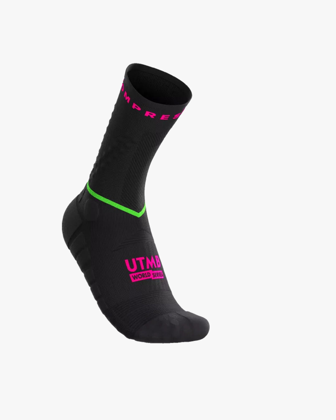 Compressport Unisex's Ultra Trail Socks v2.0 UTMB 2026 L1 - Black