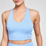 BAHE Attune Cross Back Top - Ocean Blue