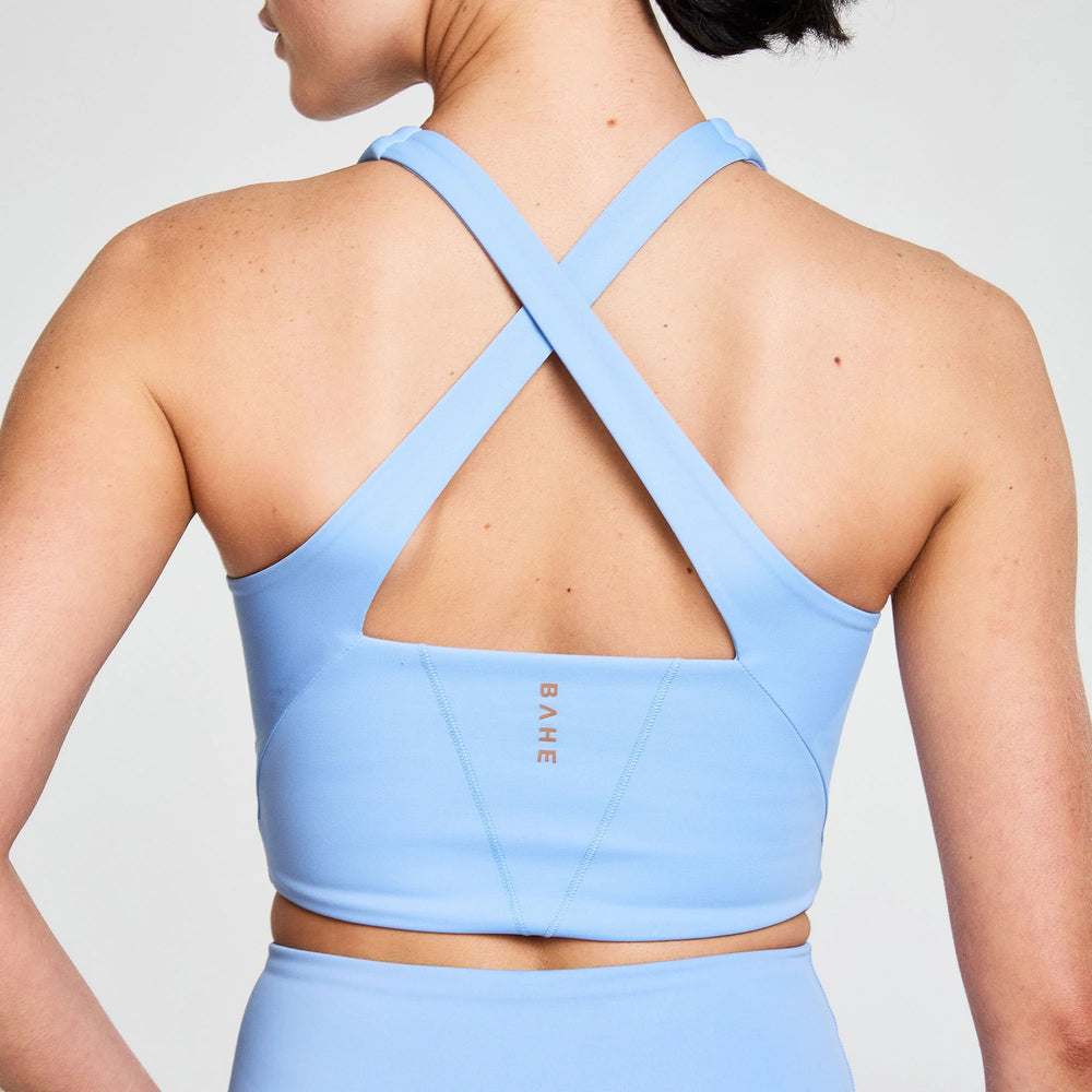 BAHE Attune Cross Back Top - Ocean Blue