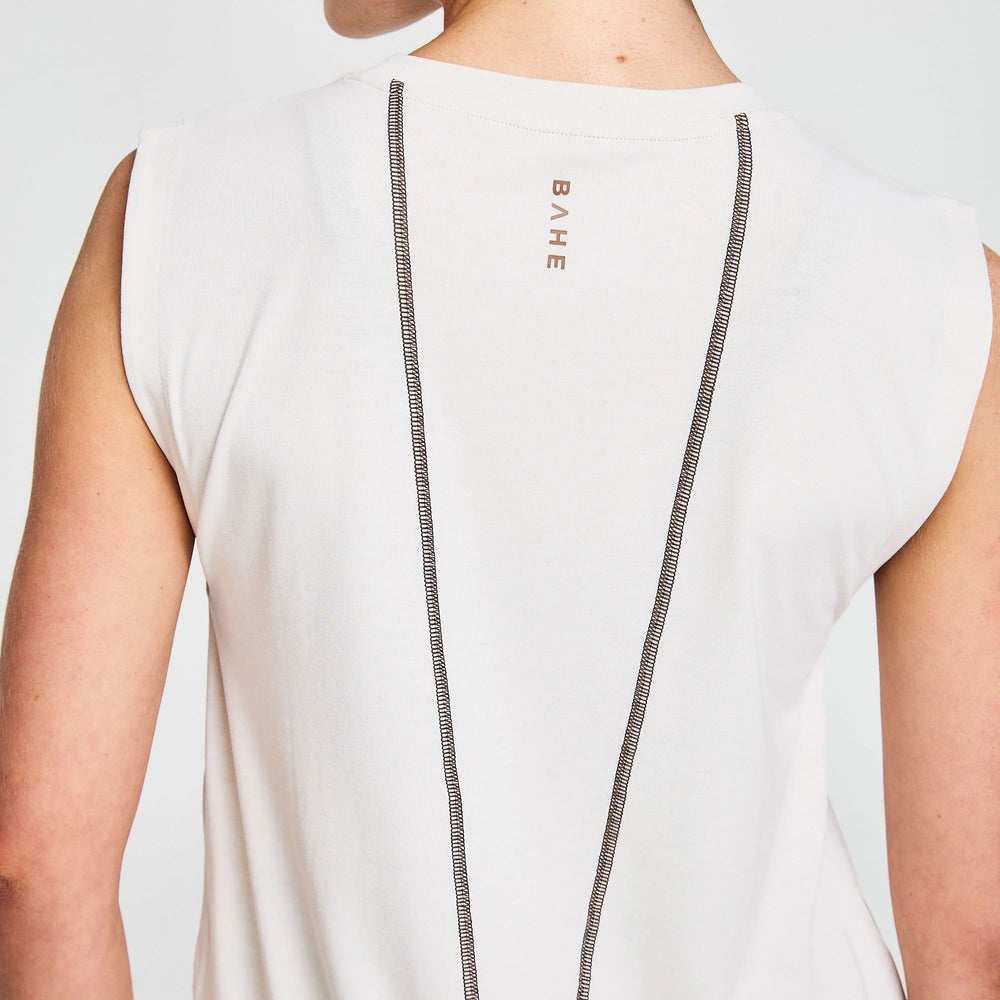 BAHE Zephyr Cap Sleeve Tank - Coconut