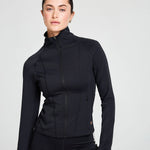 BAHE Attune Seamed Zip Through Jacket - Black