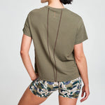 BAHE Zephyr Everyday Crew Neck Tee - Khaki