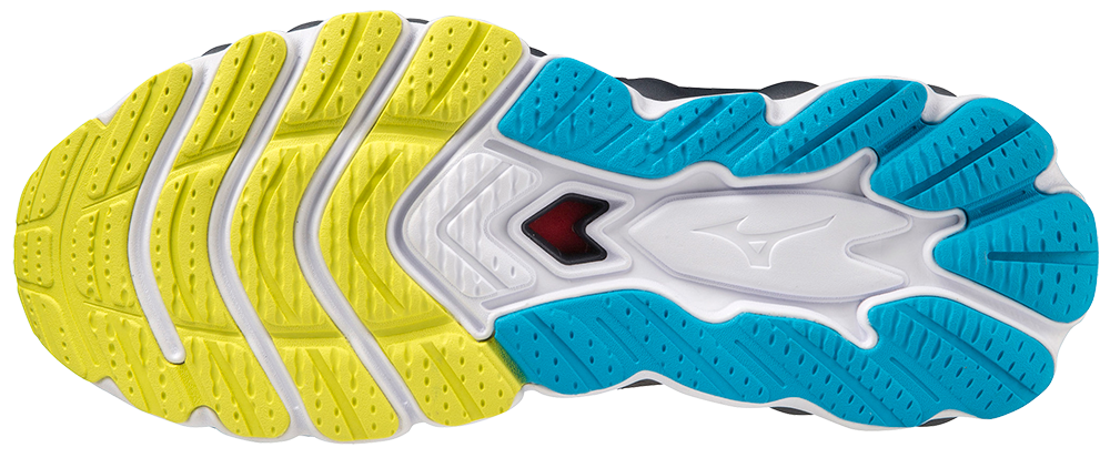 Mizuno Men's Wave Sky 7 - Pearl Blue/White/Bolt 2 (Neon)