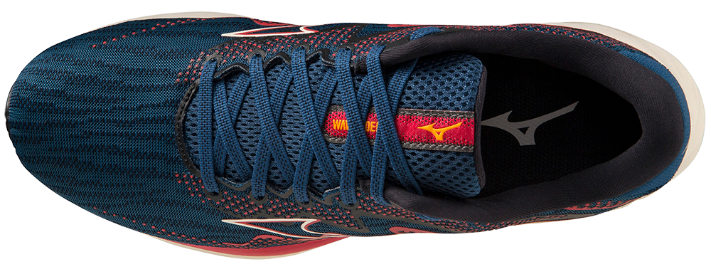 Mizuno Men's Wave Rider 27 - Blue Opal/Papyrus/Ski Patrol