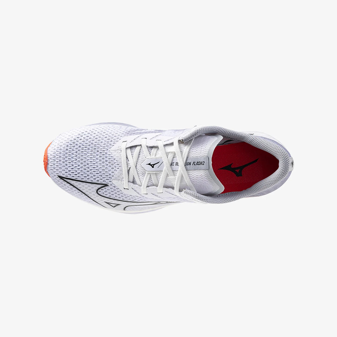 Mizuno Men's Wave Rebellion Flash 2 - White/Black/Harbour Mist