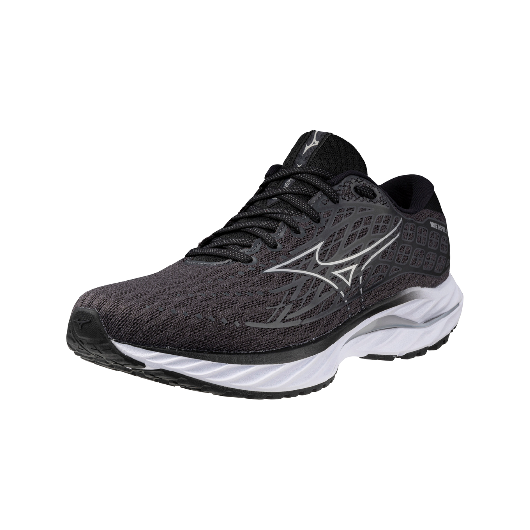 Mizuno Men's Wave Inspire 20 2E - Ebony/White/Black