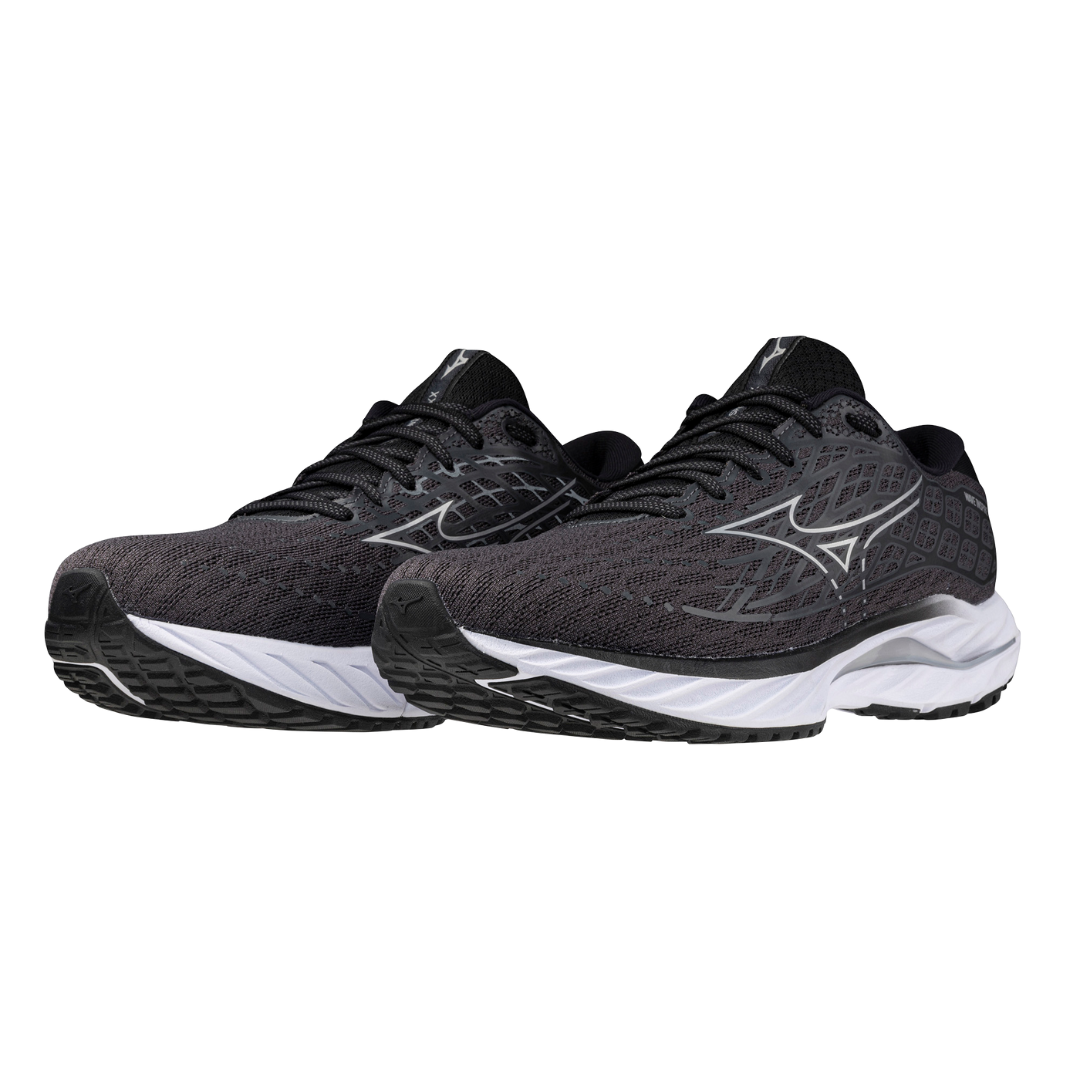 Mizuno Men's Wave Inspire 20 2E - Ebony/White/Black