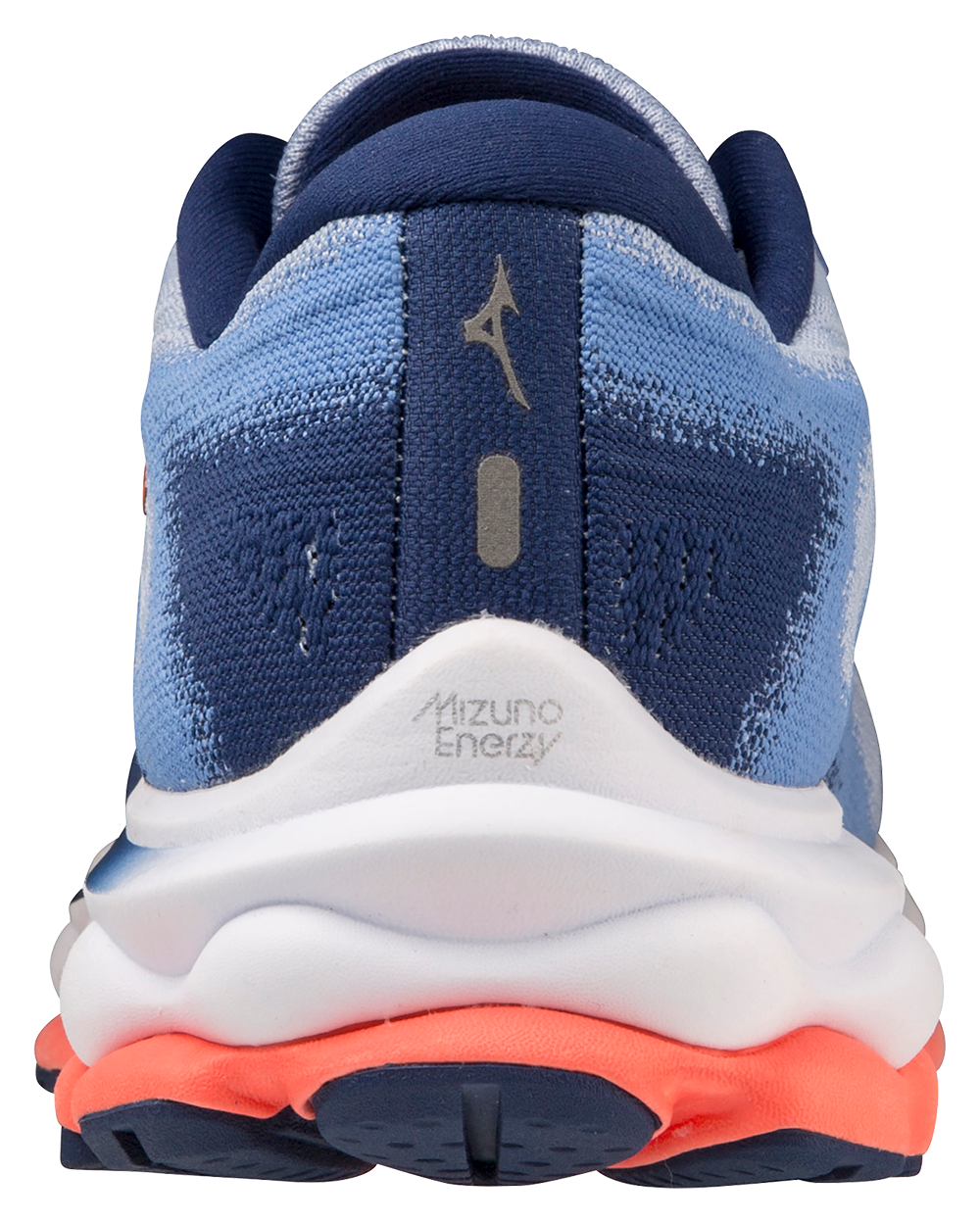 Mizuno Women's Wave Sky 7 - Blue Henon/Silver/Neon Flame