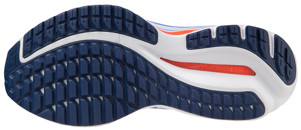 Mizuno Women's Wave Inspire 19 SSW - Blue Henon/White/Neon Flame