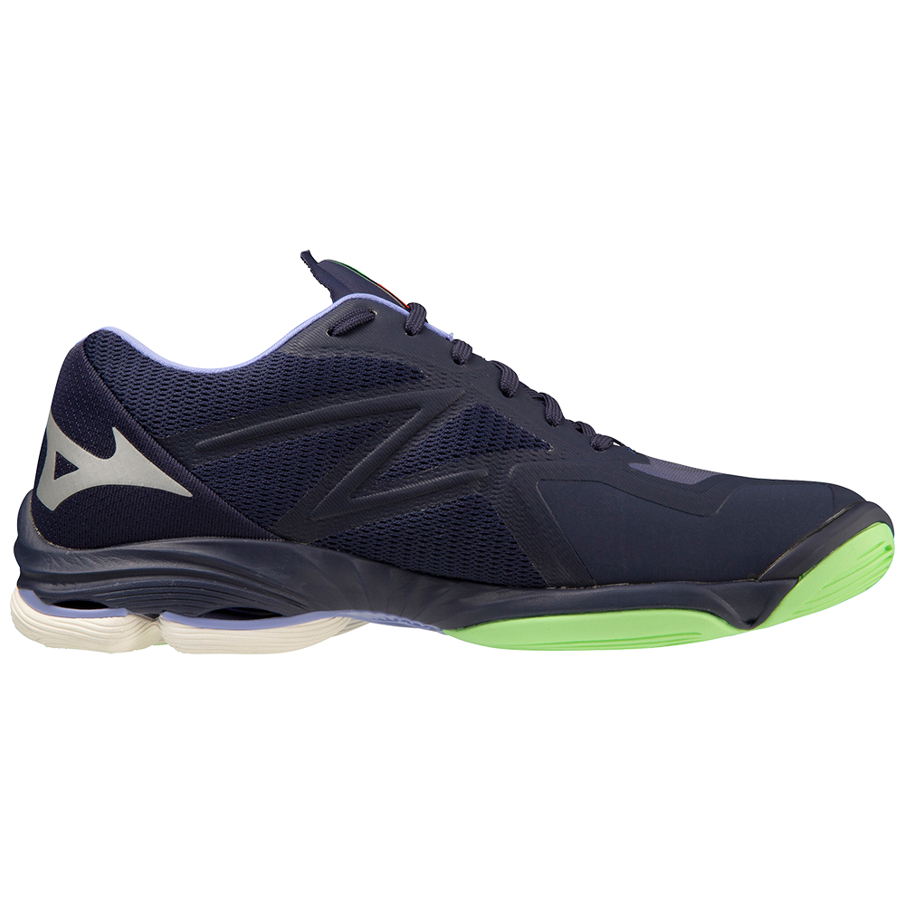 Mizuno Men's Wave Lighting Z7 - Evening Blue/Techno Green/Iolite