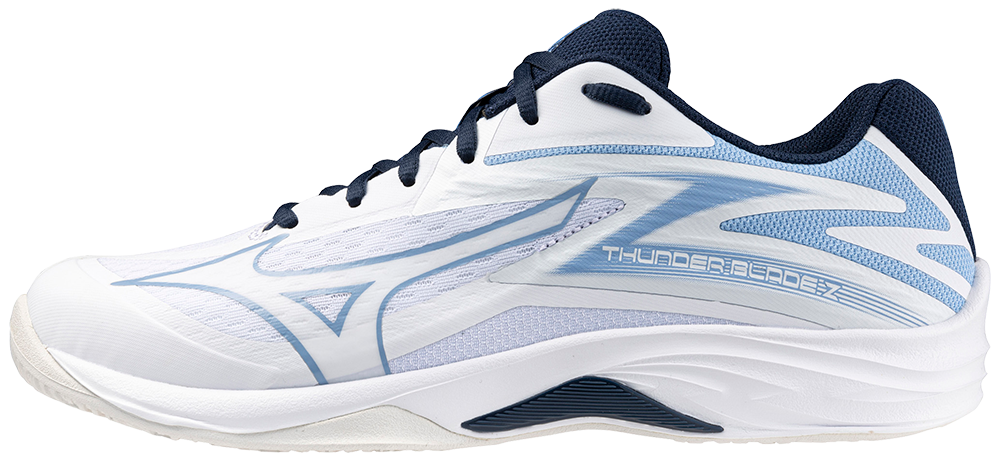 Mizuno Unisex's Thunder Blaze Z - White/Frozen Fjord/Dress Blues