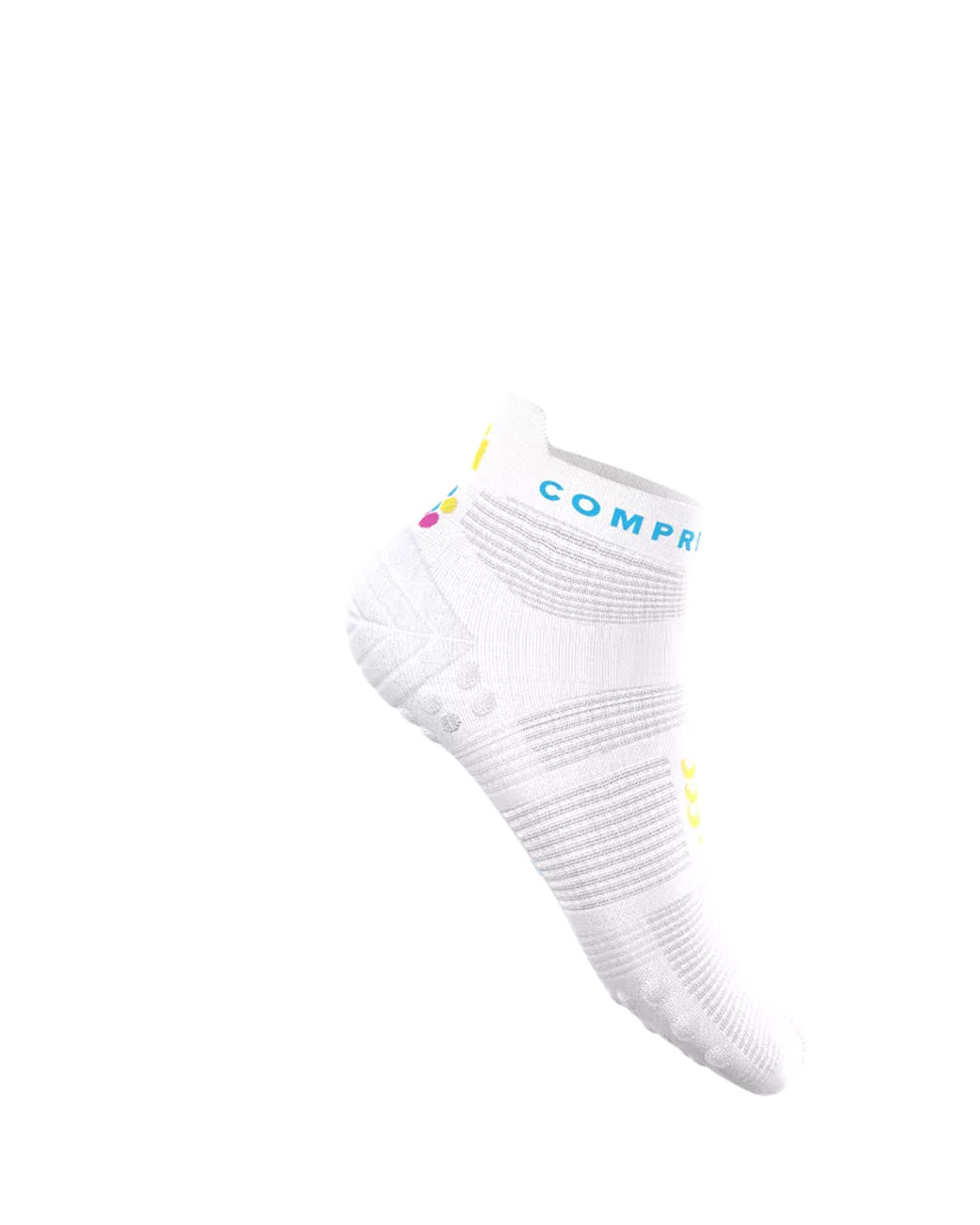 Compressport Unisex's Pro Racing Socks v4.0 Run Low Ironman 2026 L2 - White