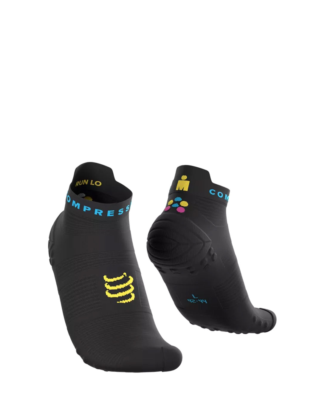 Compressport Unisex's Pro Racing Socks v4.0 Run Low Ironman 2026 L2 - Black
